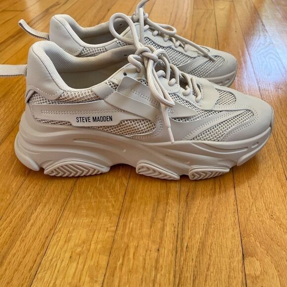 Steve Madden Possession sneakers platform size 10 - Picture 2 of 11